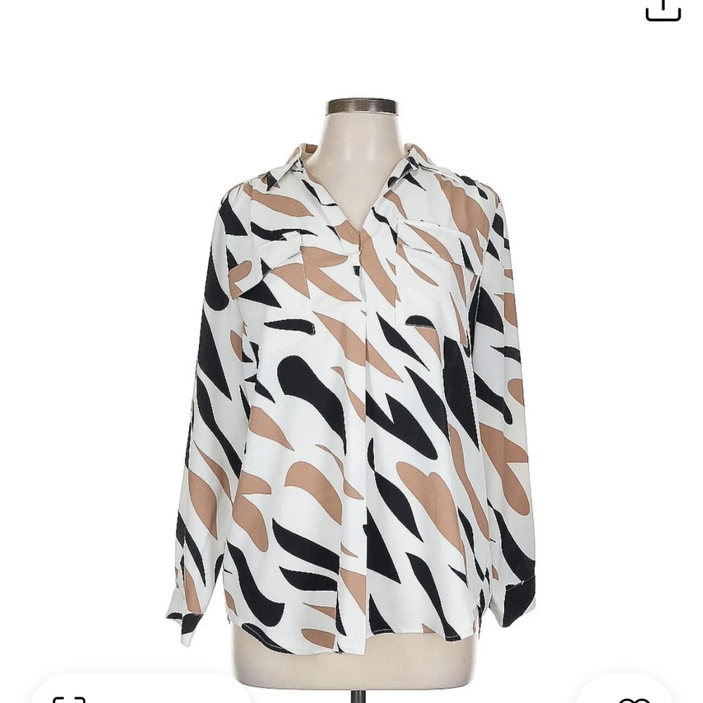 Ann Taylor animal print shirt